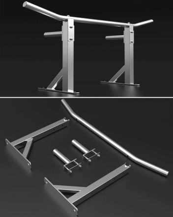 Турник потолочный нерж.сталь, фото 5