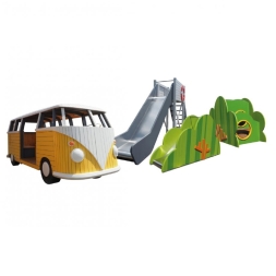 Детская игровая площадка Кемпинг Две горки