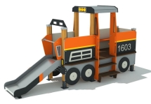 Игровой комплекс ДГ Паровозик от 3 лет для детской площадки