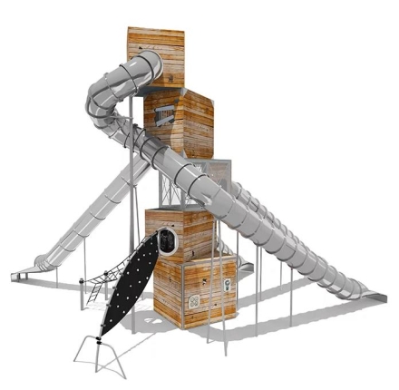 Игровой комплекс Эко Кубус VST 4500 для детской площадки, фото 1