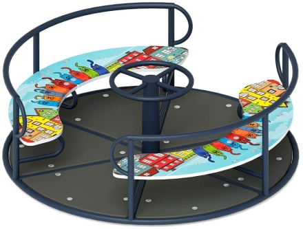 Карусель с рулем (Коты) - ИО 30.01.04-10.И1, фото 3