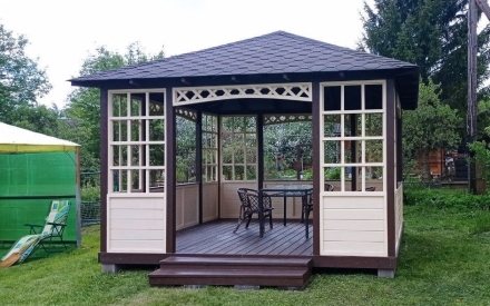 Квадратная беседка БРИТАНИЯ, фото 9