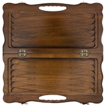 Нарды резные "Эчмиадзин" с ручкой 50, Haleyan