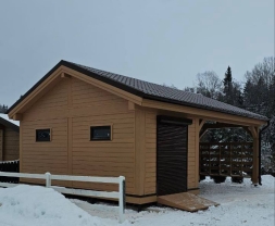 Навес для машин с хозблоком ВАЛОР Базовая комплектация, фото 1