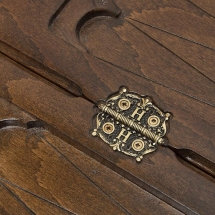 Нарды резные "Лев 2" с ручкой 60, Haleyan