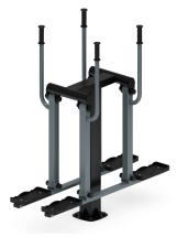 Двойные лыжи (серый) - Уличный тренажер - СТ 009-13.И1 Двойные лыжи (серый) - Уличный тренажер - СТ 009-13.И1