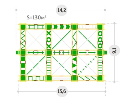 Детский веревочный парк 23 этапа, фото 4