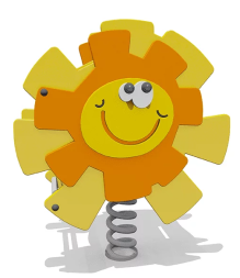 Качалка Солнышко ВСТ 3252 на 1 пружине для детской площадки Качалка Солнышко ВСТ 3252 на 1 пружине для детской площадки