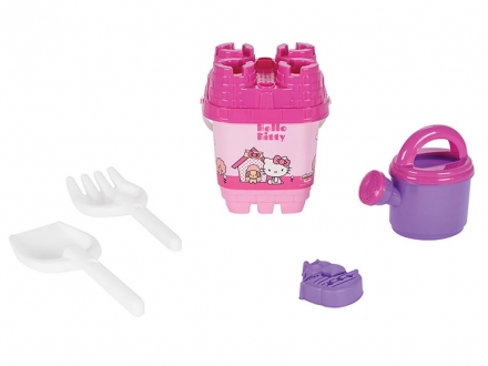 Набор для пляжа и песочницы с лейкой Hello Kitty Pilsan (06-021), фото 1