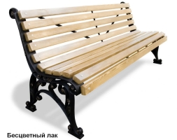 Скамейка уличная Удача, Лиственница 3 м, фото 2