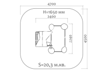 Песочный дворик 05201 для детской площадки