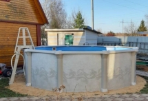 Сборный бассейн Гибралтар ф5,5х1,35м. (комплект)