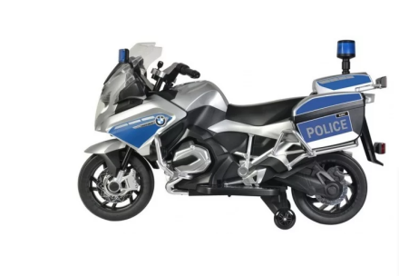 Детский мотобайк Barty BMW R1200RT-P Police Motоbaike Z212 белый, фото 2
