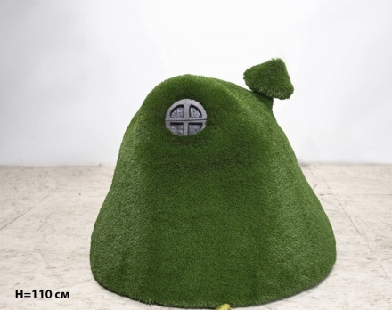 Топиари дом Сказочный, h=190 см - газон Premium, фото 8