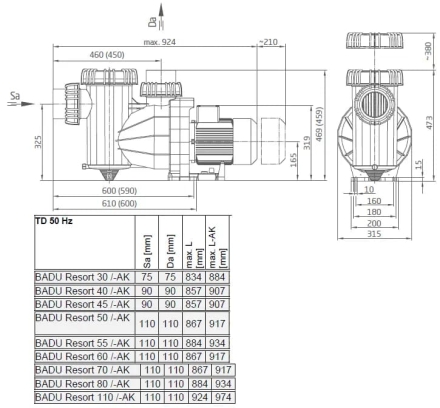 Насос с префильтром Speck Badu Resort 60, фото 3
