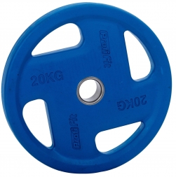 Диск обрезиненный PROFI-FIT цветной &quot;FASSION&quot; D-51, 20 кг, фото 1