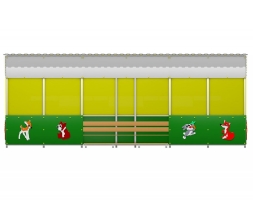 Теневой навес №5 48 м2, фото 2