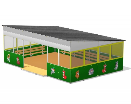 Теневой навес №5 48 м2, фото 1