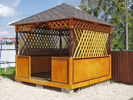 Квадратная беседка КЛАССИКА, фото 7