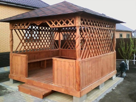 Квадратная беседка КЛАССИКА, фото 3