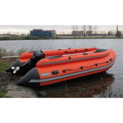 Лодка ПВХ REEF 390F НДНД надувная под мотор, фото 4