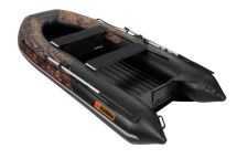 Лодка ПВХ Юкона (YUKONA) 360 НДНД надувная под мотор Зеленый