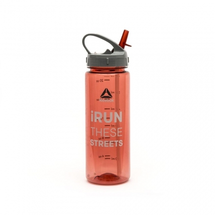 Бутылка для воды  Reebok 0,65 Red "iRun These Streets" RABT-P65RDRUN , фото 1