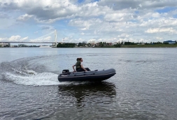 Моторная лодка ПВХ Фрегат 310 Air (НДНД) Серый, фото 6