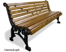 Скамейка уличная Удача, Лиственница 2,5 м