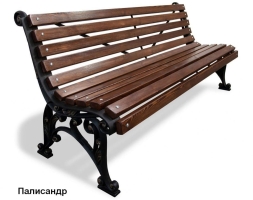 Скамейка уличная Удача, Лиственница 2,5 м, фото 5