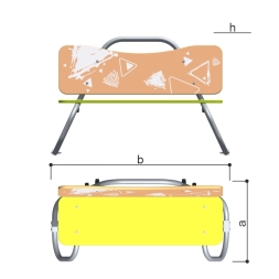 Детская скамейка Romana 057.58.00 для игровой площадки, фото 5 Детская скамейка Romana 057.58.00 для игровой площадки, фото 5