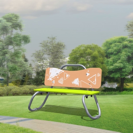 Детская скамейка Romana 057.58.00 для игровой площадки, фото 6