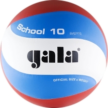 Мяч вол. &quot;GALA School 10&quot; арт. BV5711S, р. 5, синт.кожа ПУ, подкл.сл. пена, клеен,бут.кам,бел-гол-кр