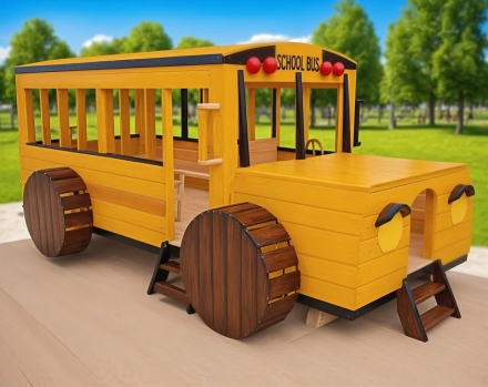 Игровой комплекс TORUDA WOOD Школьный автобус, фото 1