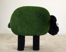 Топиари овечка Кучерявая, h=100см - газон Deluxe Green+Есо Топиари овечка Кучерявая, h=100см - газон Deluxe Green+Есо