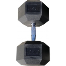 Гантель гексагональная обрезиненная ZSO, 42,5 кг Гантель гексагональная обрезиненная ZSO, 42,5 кг