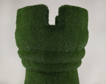 Топиари шахматы Ладья, h=210 см - газон Eco Топиари шахматы Ладья, h=210 см - газон Eco