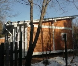 Навес для машин с хозблоком БРИКС Несущий каркас, фото 3