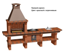 Печь Аристократ 716 S Прямоугольный кирпич микс коричневого с желтым Печь Аристократ 716 S Прямоугольный кирпич микс коричневого с желтым