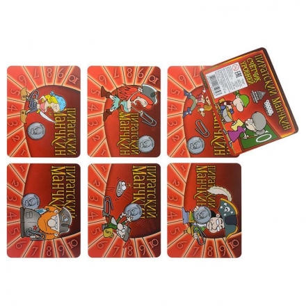 Набор счетчиков уровней Пиратский Манчкин красный (2е рус изд), фото 1