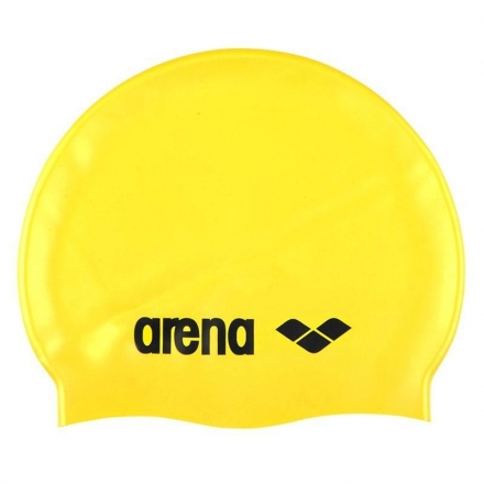 Шапочка для плавания &quot;ARENA Classic Silicone&quot;, желтый, силикон, фото 1