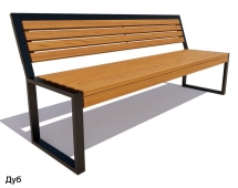 Скамейка парковая Вокзал, Лиственница 1,2 м Скамейка парковая Вокзал, Лиственница 1,2 м