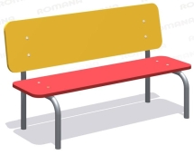 Скамейка детская Romana 302.09.00 для игровой площадки