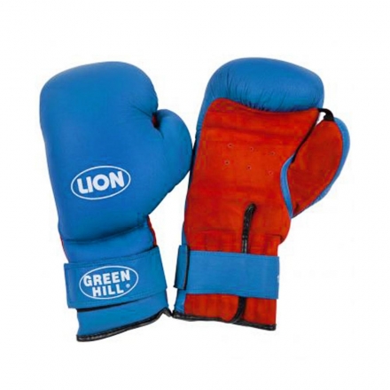 Перчатки боксерские LION синий к/з 10oz BGL-2020, фото 1