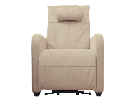 Кресло-реклайнер электрический с подъемом и массажем FUJIMO LIFT CHAIR Ваниль, фото 7