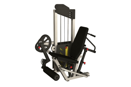 Грузоблочный тренажер Квадрицепс+Бицепс бедра сидя, фото 1