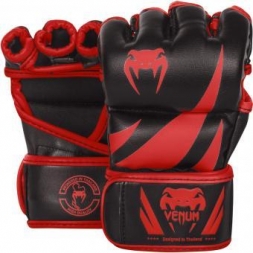 Перчатки ММА Venum Challenger Neo Black/Red, фото 1