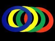 Футбольный обруч. 12 шт., 30 см.