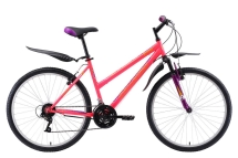 Велосипед Challenger Alpina 26 розовый/жёлтый/фиолетовый 16"