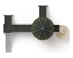 Детская игровая площадка Карнавал Шанхай ДИК 2.22.02-02 H=1200, H=2000, винтовой скат, фото 5